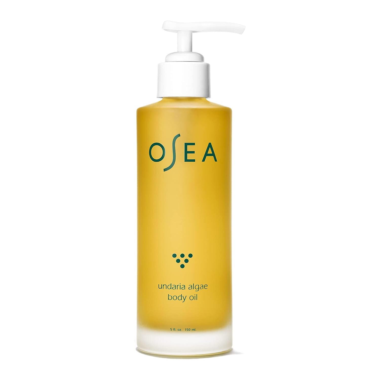 OSEA Undaria Algae Body Oil amber gold pump bottle